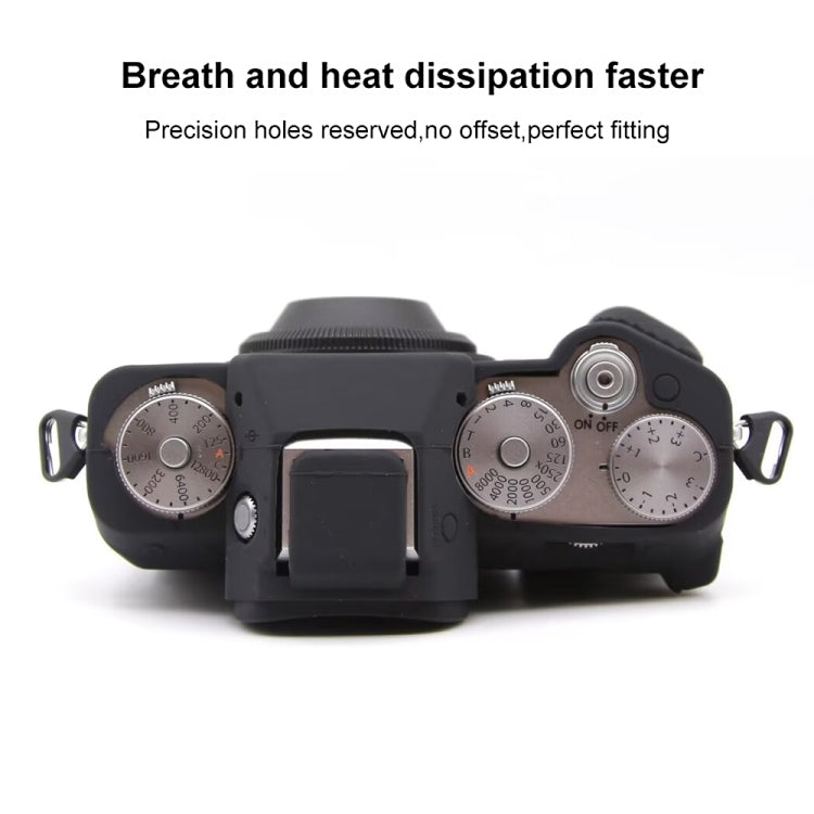 For FUJIFILM X-T5 Soft Silicone Protective Case(Black) - Protective Case by buy2fix | Online Shopping UK | buy2fix