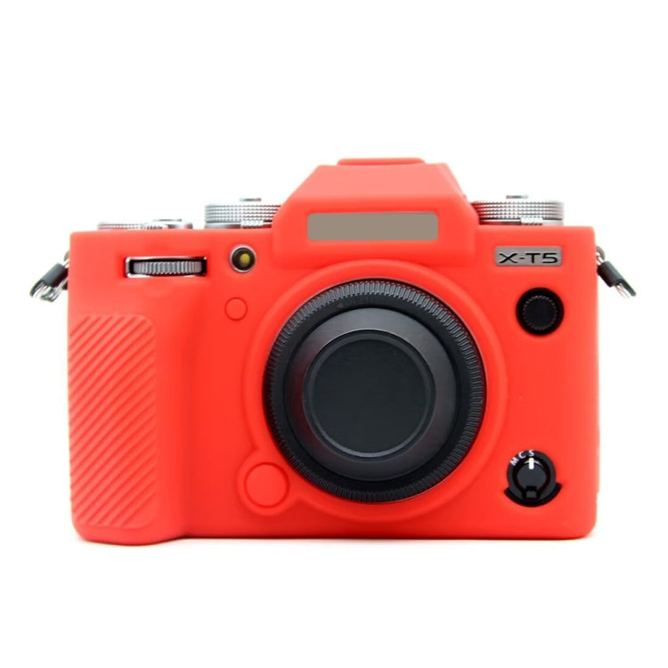 For FUJIFILM X-T5 Soft Silicone Protective Case(Red) - Protective Case by buy2fix | Online Shopping UK | buy2fix