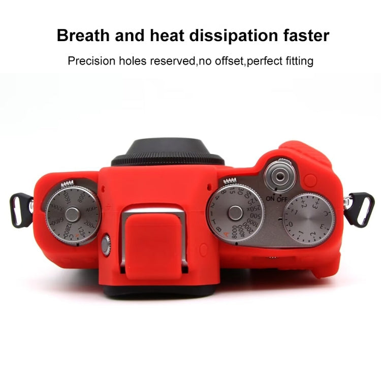 For FUJIFILM X-T5 Soft Silicone Protective Case(Red) - Protective Case by buy2fix | Online Shopping UK | buy2fix