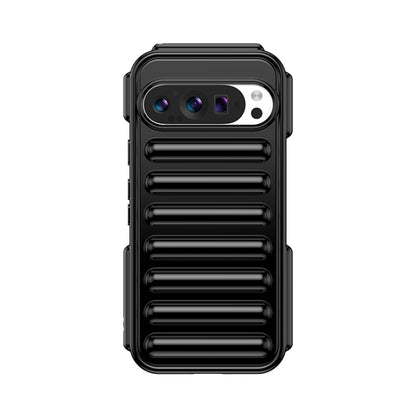 For Google Pixel 9 Pro Capsule Series Candy Color TPU Phone Case(Black) - Google Cases by buy2fix | Online Shopping UK | buy2fix