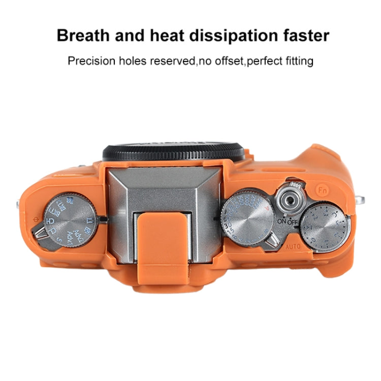 For FUJIFILM X-T30 II Soft Silicone Protective Case(Orange) - Protective Case by buy2fix | Online Shopping UK | buy2fix