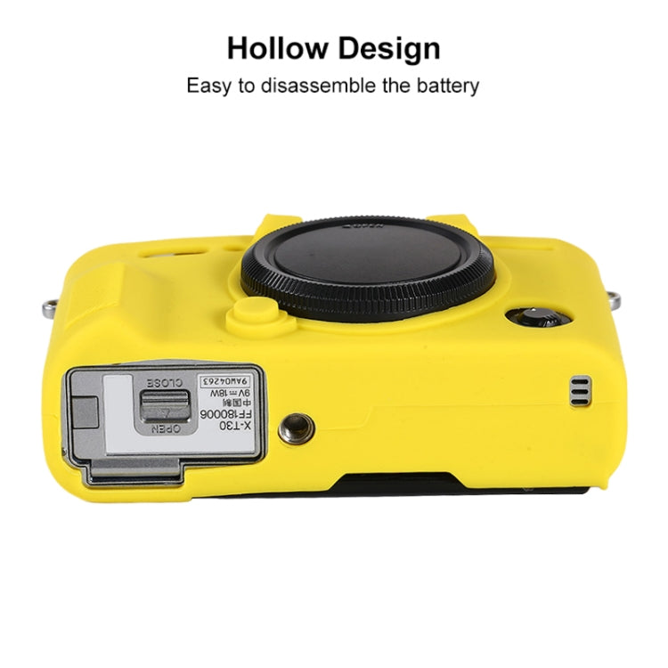 For FUJIFILM X-T30 II Soft Silicone Protective Case(Yellow) - Protective Case by buy2fix | Online Shopping UK | buy2fix
