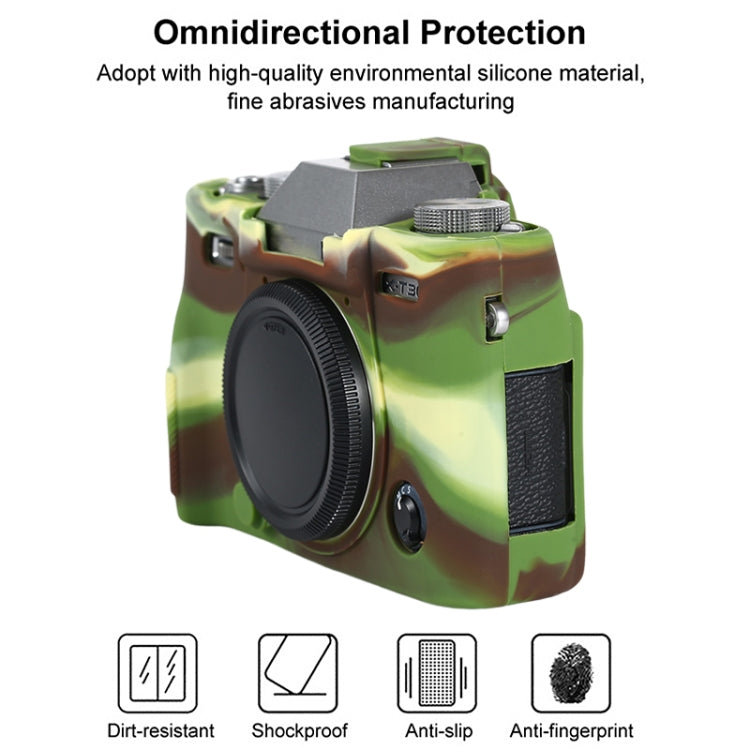 For FUJIFILM X-T30 II Soft Silicone Protective Case(Camouflage) - Protective Case by buy2fix | Online Shopping UK | buy2fix