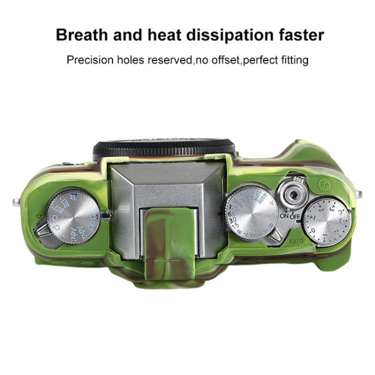 For FUJIFILM X-T30 II Soft Silicone Protective Case(Camouflage) - Protective Case by buy2fix | Online Shopping UK | buy2fix