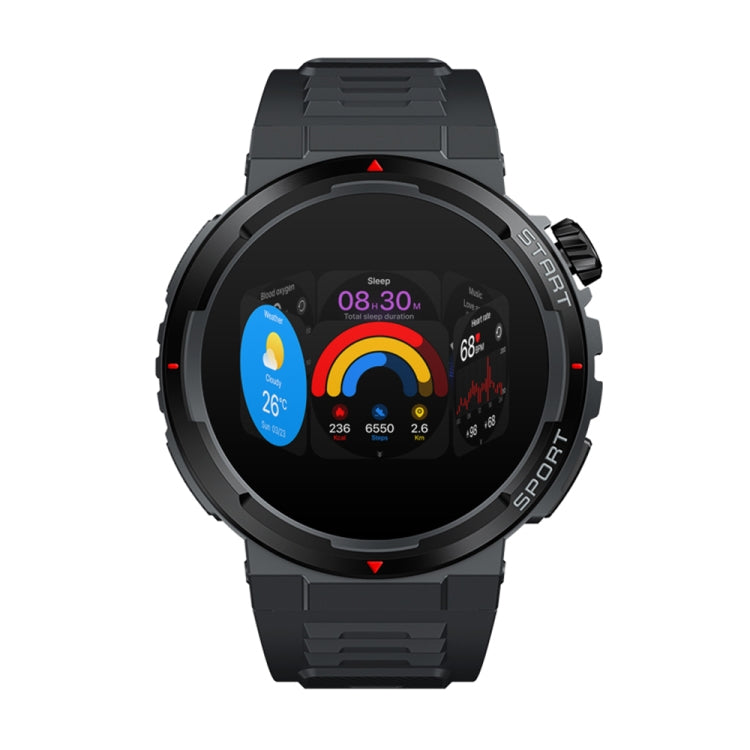 Zeblaze Ares 3 Plus 1.43 inch Fitness & Wellness Smart Watch Supports 24H Health Monitoring(Lava Black) - Smart Watches by Zeblaze | Online Shopping UK | buy2fix