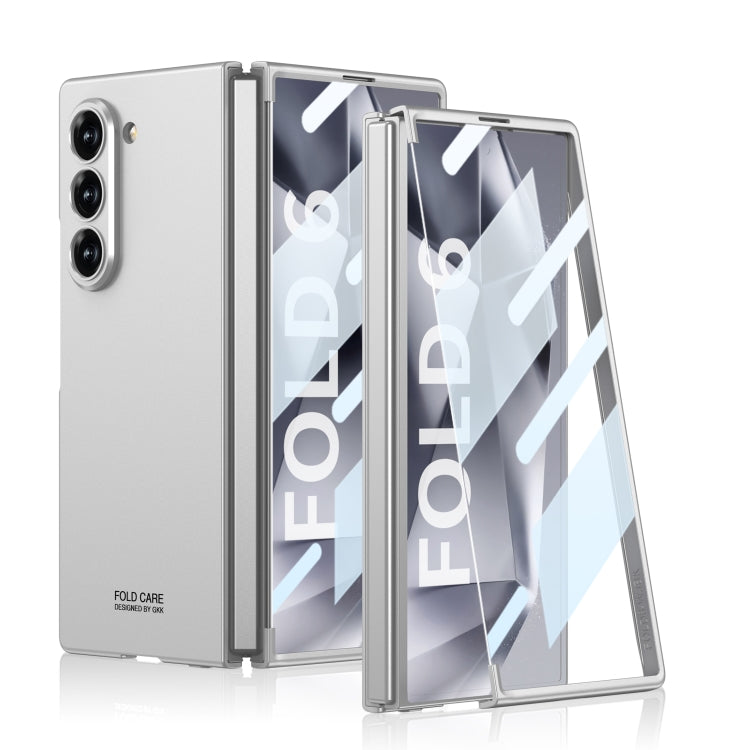 For Samsung Galaxy Z Fold6 GKK Integrated Unbounded Ultra-thin All-inclusive Phone Case(Silver) by GKK