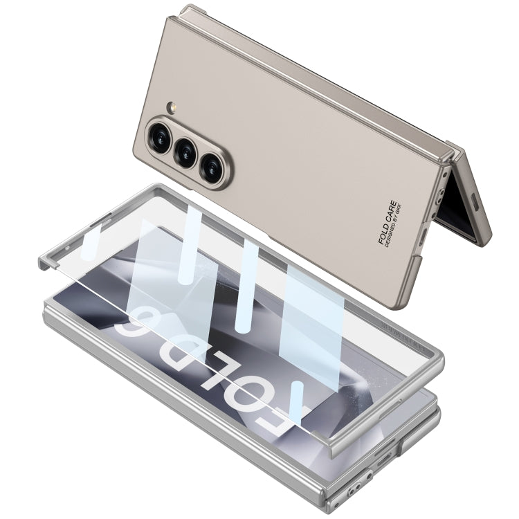 For Samsung Galaxy Z Fold6 GKK Integrated Unbounded Ultra-thin All-inclusive Phone Case(Silver) by GKK