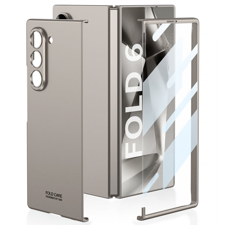 For Samsung Galaxy Z Fold6 GKK Integrated Unbounded Ultra-thin All-inclusive Phone Case(Silver) by GKK