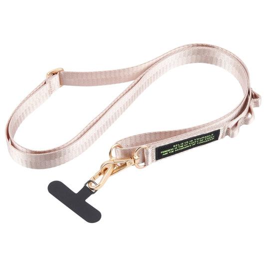 B1 Nylon Webbing Anti-lost Mobile Phone Long Lanyard(Gold) - Lanyards & Wrist Straps by buy2fix | Online Shopping UK | buy2fix