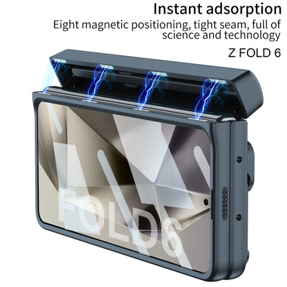 For Samsung Galaxy Z Fold6 GKK Integrated Folding Alloy Shell PC Phone Case with Pen Box, Not Included Pen(Titanium Gray) - Galaxy Z Fold6 5G Cases by GKK | Online Shopping UK | buy2fix