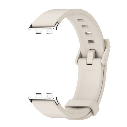 For Honor Band 10 / 9 MIJOBS Solid Color Silicone Watch Band(Gray Silver) by MIJOBS