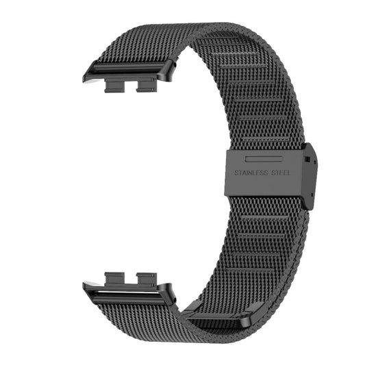 For Honor Band 10 / 9 MIJOBS Milan Buckle Stainless Steel Watch Band(Black) by MIJOBS