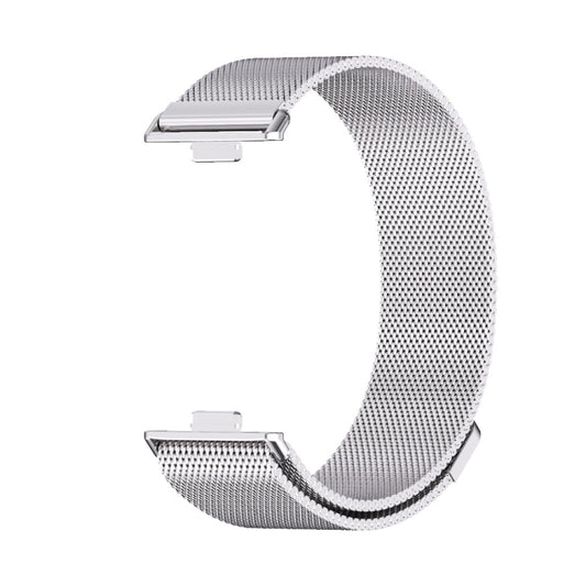 For Huawei Watch Fit3 MIJOBS Milan Magnetic Stainless Steel Watch Band(Silver) by MIJOBS