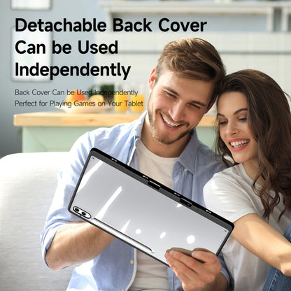 For Samsung Galaxy Tab S10 Ultra DUX DUCIS Magi Series Smart Leather Tablet Case(Black) by DUX DUCIS