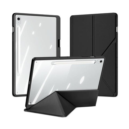For Samsung Galaxy Tab S10 FE+ DUX DUCIS Magi Series Smart Leather Tablet Case(Black) - Galaxy Tab S10 FE+ by DUX DUCIS | Online Shopping UK | buy2fix