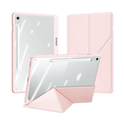For Samsung Galaxy Tab S10 FE+ DUX DUCIS Magi Series Smart Leather Tablet Case(Pink) - Galaxy Tab S10 FE+ by DUX DUCIS | Online Shopping UK | buy2fix