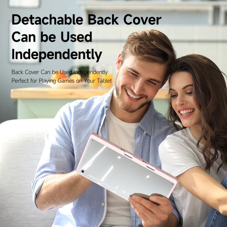 For Samsung Galaxy Tab S10 FE+ DUX DUCIS Magi Series Smart Leather Tablet Case(Pink) - Galaxy Tab S10 FE+ by DUX DUCIS | Online Shopping UK | buy2fix