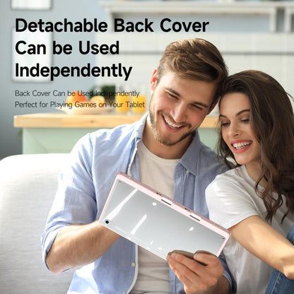 For Samsung Galaxy Tab S10 FE+ DUX DUCIS Magi Series Smart Leather Tablet Case(Pink) - Galaxy Tab S10 FE+ by DUX DUCIS | Online Shopping UK | buy2fix