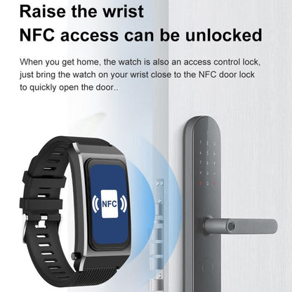 B7 Pro 1.5 inch 2 in 1 Bluetooth Earphone Silicone Strap Smart Watch, Support Heart Rate / Sleep Monitoring(Black) by buy2fix