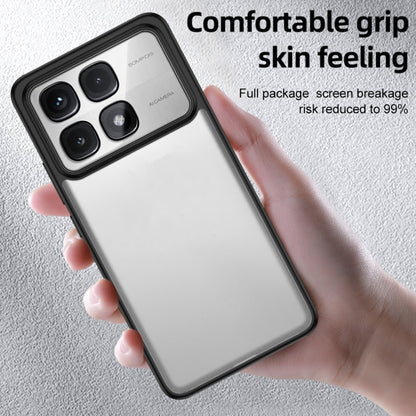 For Redmi K70 Ultra Armor Clear TPU Hard PC Phone Case(Matte Black) - Xiaomi Cases by buy2fix | Online Shopping UK | buy2fix