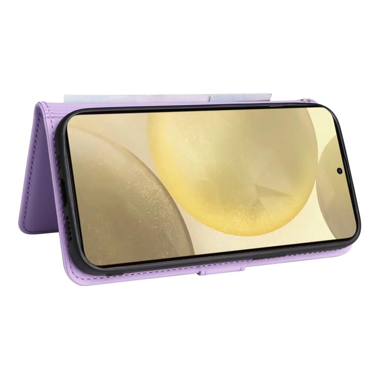 For Samsung Galaxy S25 5G BETOPNICE BN-005 2 in 1 Detachable Imitate Genuine Leather Phone Case(Light Purple) by BETOPNICE