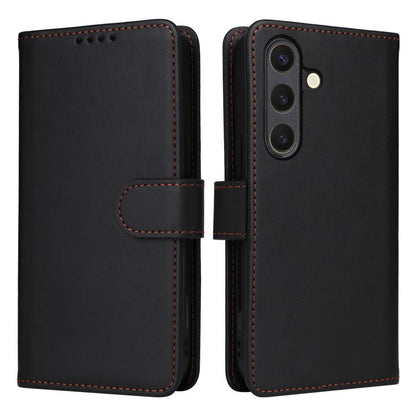 For Samsung Galaxy S25 5G BETOPNICE BN-005 2 in 1 Detachable Imitate Genuine Leather Phone Case(Black) by BETOPNICE