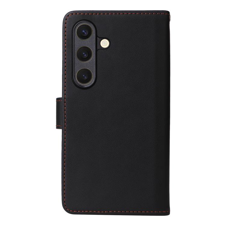 For Samsung Galaxy S25 5G BETOPNICE BN-005 2 in 1 Detachable Imitate Genuine Leather Phone Case(Black) by BETOPNICE