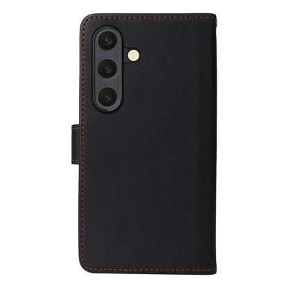 For Samsung Galaxy S25 5G BETOPNICE BN-005 2 in 1 Detachable Imitate Genuine Leather Phone Case(Black) by BETOPNICE