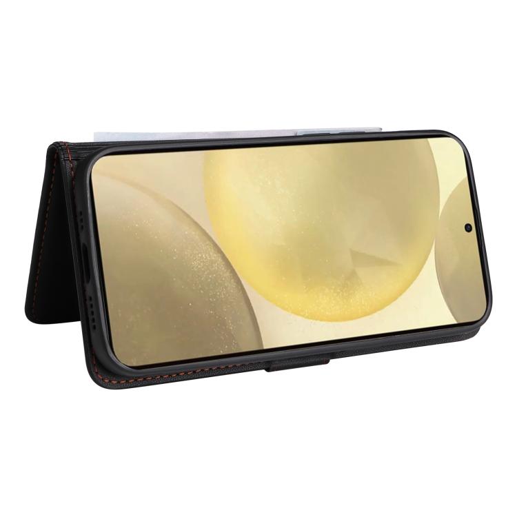 For Samsung Galaxy S25 5G BETOPNICE BN-005 2 in 1 Detachable Imitate Genuine Leather Phone Case(Black) by BETOPNICE