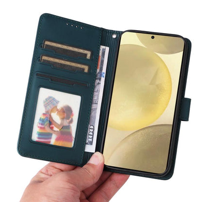 For Samsung Galaxy S25 5G BETOPNICE BN-005 2 in 1 Detachable Imitate Genuine Leather Phone Case(Blue) by BETOPNICE