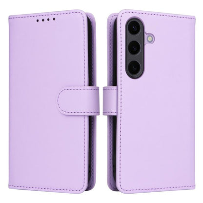 For Samsung Galaxy S25+ 5G BETOPNICE BN-005 2 in 1 Detachable Imitate Genuine Leather Phone Case(Light Purple) by BETOPNICE