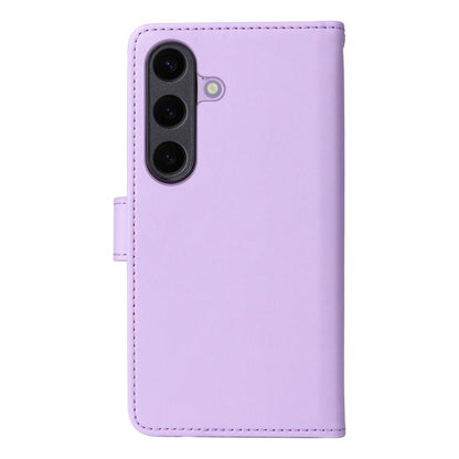 For Samsung Galaxy S25+ 5G BETOPNICE BN-005 2 in 1 Detachable Imitate Genuine Leather Phone Case(Light Purple) by BETOPNICE