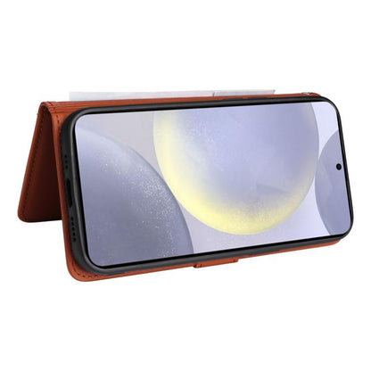 For Samsung Galaxy S25+ 5G BETOPNICE BN-005 2 in 1 Detachable Imitate Genuine Leather Phone Case(Brown) by BETOPNICE