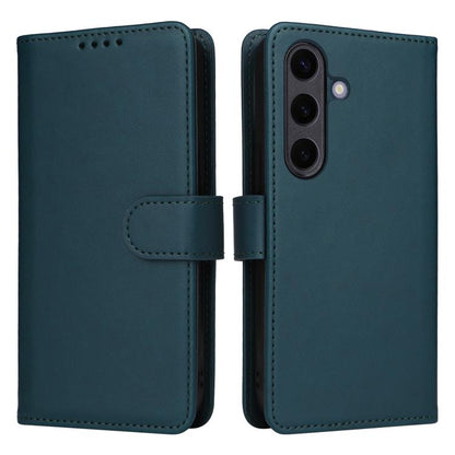 For Samsung Galaxy S25+ 5G BETOPNICE BN-005 2 in 1 Detachable Imitate Genuine Leather Phone Case(Blue) by BETOPNICE
