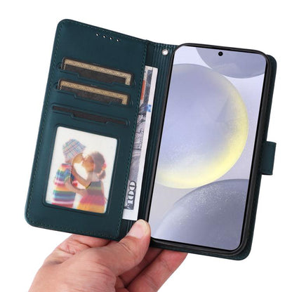 For Samsung Galaxy S25+ 5G BETOPNICE BN-005 2 in 1 Detachable Imitate Genuine Leather Phone Case(Blue) by BETOPNICE