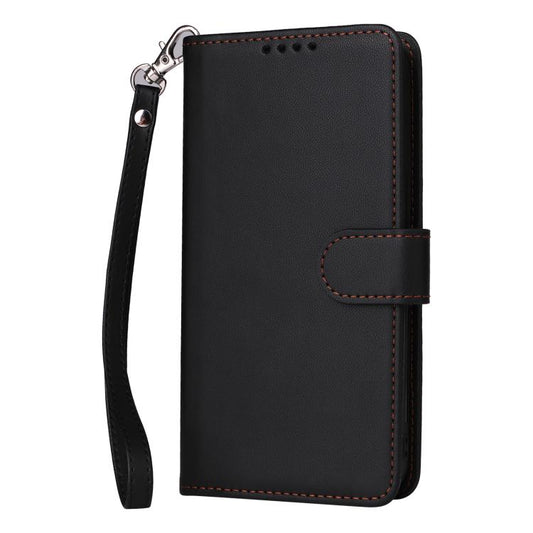 For Samsung Galaxy S25 Ultra 5G BETOPNICE BN-005 2 in 1 Detachable Imitate Genuine Leather Phone Case(Black) by BETOPNICE