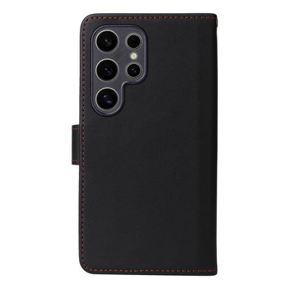 For Samsung Galaxy S25 Ultra 5G BETOPNICE BN-005 2 in 1 Detachable Imitate Genuine Leather Phone Case(Black) by BETOPNICE