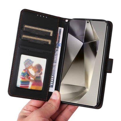 For Samsung Galaxy S25 Ultra 5G BETOPNICE BN-005 2 in 1 Detachable Imitate Genuine Leather Phone Case(Black) by BETOPNICE