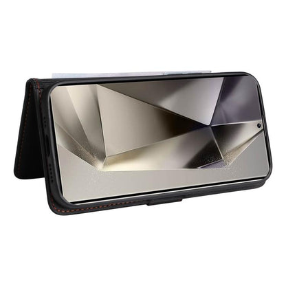 For Samsung Galaxy S25 Ultra 5G BETOPNICE BN-005 2 in 1 Detachable Imitate Genuine Leather Phone Case(Black) by BETOPNICE