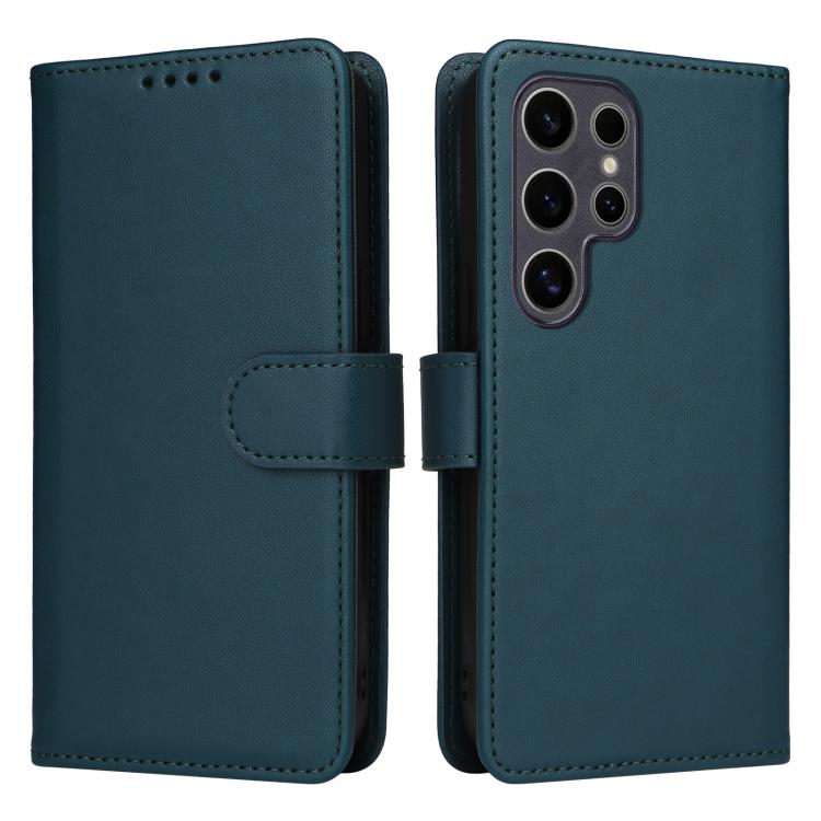 For Samsung Galaxy S25 Ultra 5G BETOPNICE BN-005 2 in 1 Detachable Imitate Genuine Leather Phone Case(Blue) by BETOPNICE