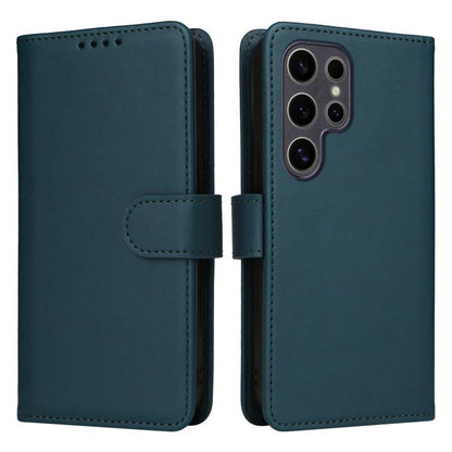 For Samsung Galaxy S25 Ultra 5G BETOPNICE BN-005 2 in 1 Detachable Imitate Genuine Leather Phone Case(Blue) by BETOPNICE