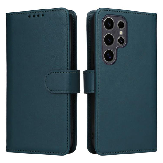 For Samsung Galaxy S25 Ultra 5G BETOPNICE BN-005 2 in 1 Detachable Imitate Genuine Leather Phone Case(Blue) by BETOPNICE