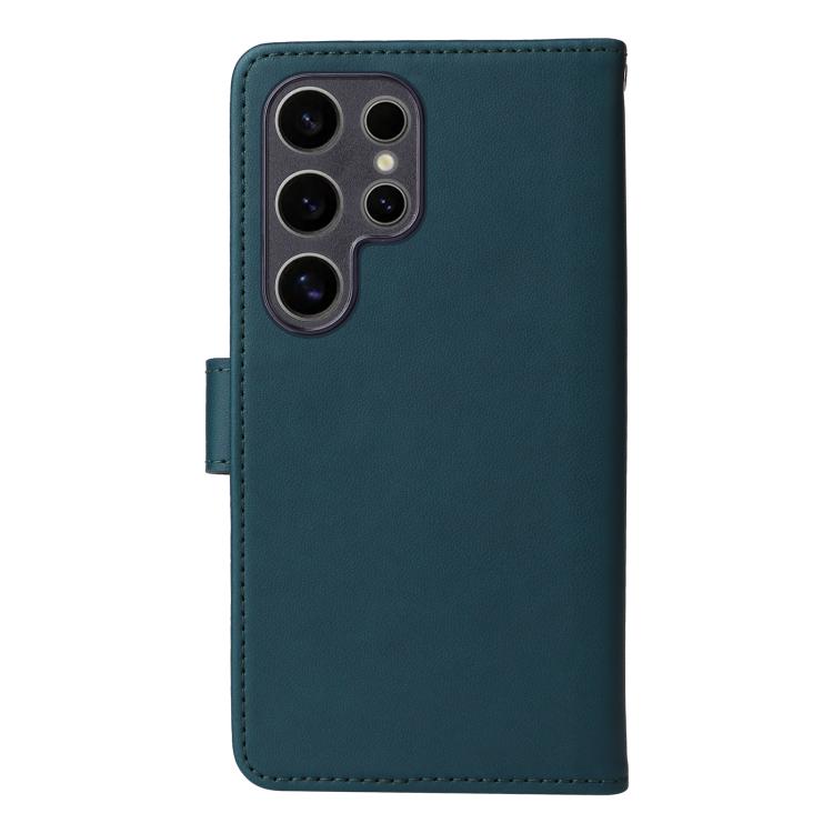 For Samsung Galaxy S25 Ultra 5G BETOPNICE BN-005 2 in 1 Detachable Imitate Genuine Leather Phone Case(Blue) by BETOPNICE