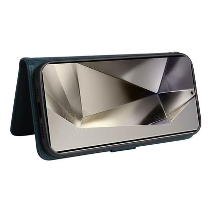 For Samsung Galaxy S25 Ultra 5G BETOPNICE BN-005 2 in 1 Detachable Imitate Genuine Leather Phone Case(Blue) by BETOPNICE