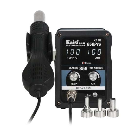 Kaisi 858Pro Smart Sleep Lead-free Digital Display Hot Air Gun Desoldering Station, Plug:US Plug by Kaisi
