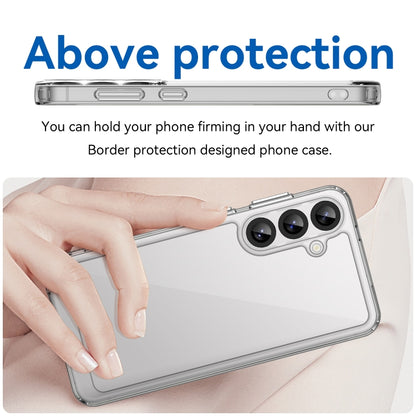 For Samsung Galaxy S25+ 5G Colorful Series Acrylic Hybrid TPU Phone Case(Transparent) by buy2fix