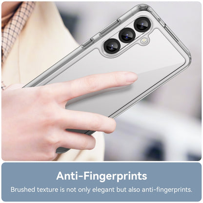 For Samsung Galaxy S25+ 5G Colorful Series Acrylic Hybrid TPU Phone Case(Transparent) by buy2fix