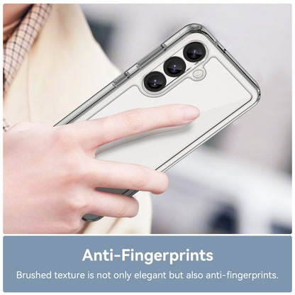 For Samsung Galaxy S25 5G Colorful Series Acrylic Hybrid TPU Phone Case(Transparent) by buy2fix