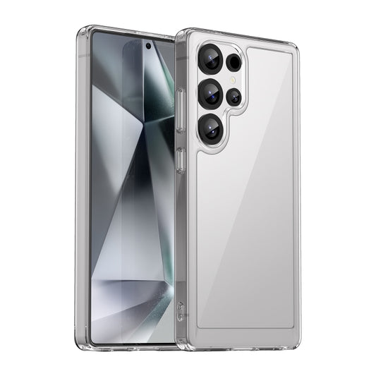 For Samsung Galaxy S25 Ultra 5G Colorful Series Acrylic Hybrid TPU Phone Case(Transparent) by buy2fix