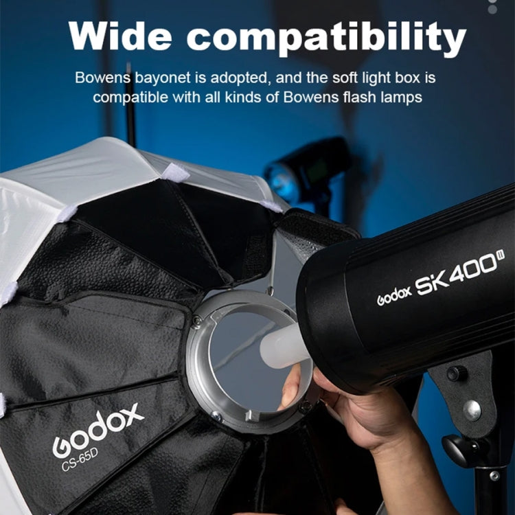 Godox Folding Lantern Softbox Bowens Mount Softbox, Model:CS-65D -  by Godox | Online Shopping UK | buy2fix